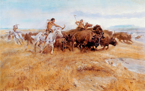 Buffalo hunt (painting)