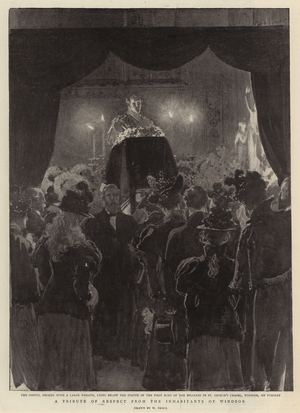 A Tribute of Respect from the Inhabitants of Windsor (litho)