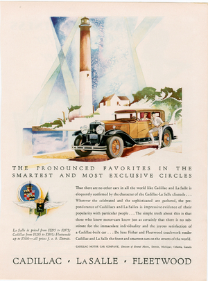 Cadillac Magazine, advert, USA, 1920s