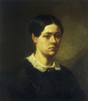 Portrait of Madame J.F. Millet, c.1844 (oil on canvas)