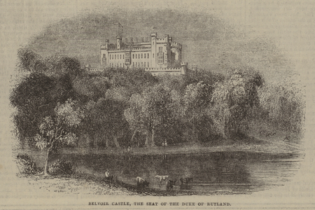 Belvoir Castle, the Seat of the Duke of Rutland (engraving)