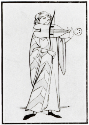 Minnesinger playing Vielle /