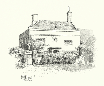 Hill Deverill Manor House (litho)