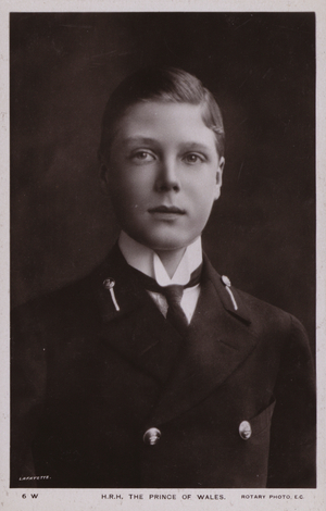 The Prince Of Wales (b/w photo)
