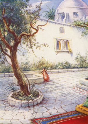 A Rich Man's House (colour litho)