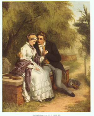 The Proposal Book Plate, UK, 1890s