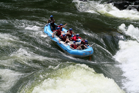 Whitewater rafting adventure on Zambezi river, October November, 2006 (photo)