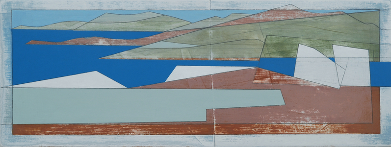 Sounion 2, 2010 (acrylic on hardboard) 