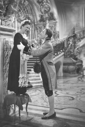 Theo Lingen and Vilma Datzel in 'Vienna Blood', 1942 (b/w photo)