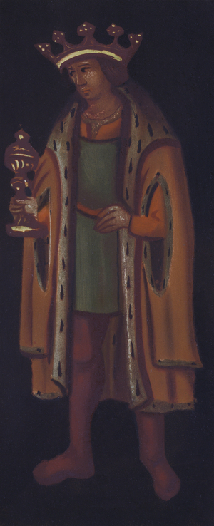 Chancel Screen of Plymtree Church (colour litho)