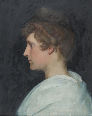 Portrait of a woman, c.1910 (oil on canvas)
