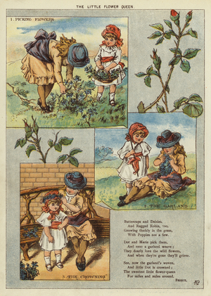 The little flower queen (chromolitho)