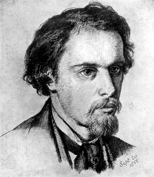 Dante Gabriel Rossetti portrait