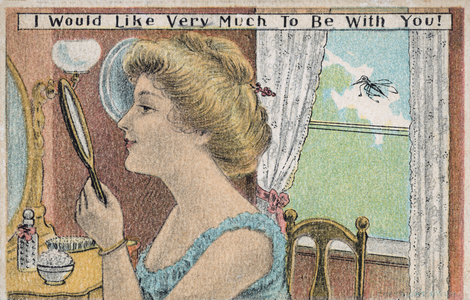 I would like very much to be with you! (colour litho)
