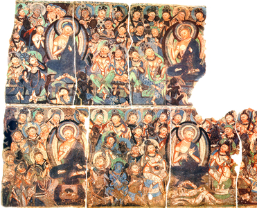 China: Jataka mural from the Kizil Thousand Buddha Caves, Xinjiang