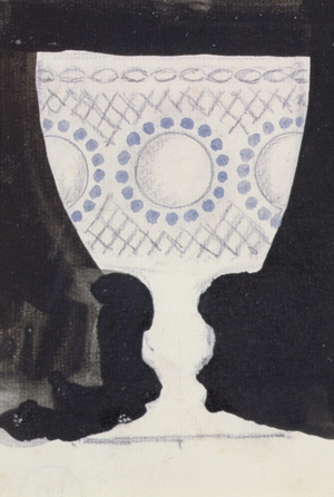 Design for an urn (w/c on paper)