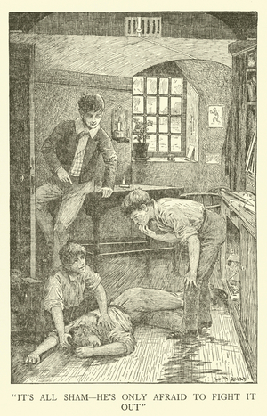 Illustration for Tom Browns School-Days (engraving)