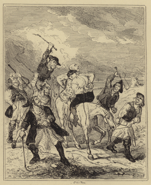 Murder of Gally and Chester by Smugglers (engraving)