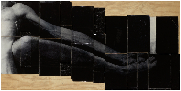 L’Amour et la mort (sont la même chose), 1990-92 (b/w photos, plywood)