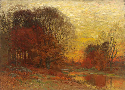 Autumn Sunset, 1895 (oil on canvas)