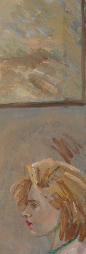 Charlotte Red Hair, 1984 (oil on panel)