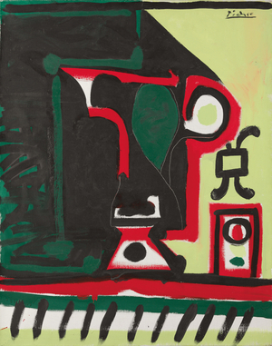 Jug and Glass; Broc et verre, 1959 (oil on canvas)