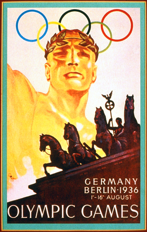 Poster for the 1936 Summer Olympic Games, Berlin, Germany (poster)