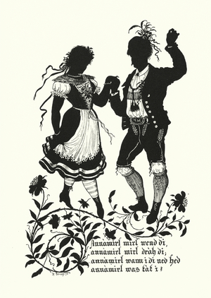 Silhouette by Hugo Strohl (litho)