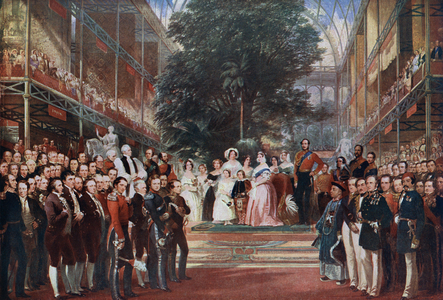 The opening by Queen Victoria of  The Great Exhibition in Hyde Park, London, England, 1st May, 1851.