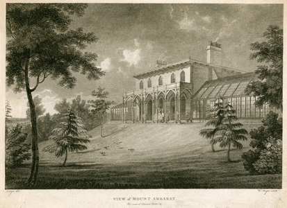 Mount Arrarat, Wimbleton, the seat of Edward Clarke (engraving)