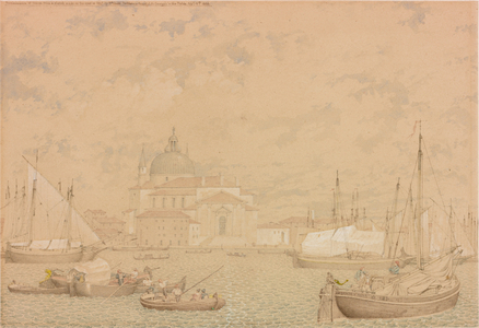 Reminiscence of Venice from a Sketch Made on the Spot in 1842, 1858 (w/c on paper)

