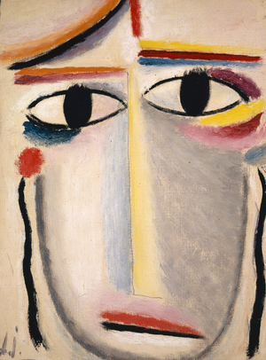 Female Head, 1919-20 (oil on cardboard)