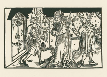 Davus, Simo, and Chremes, c.1492-93 (woodcut)
