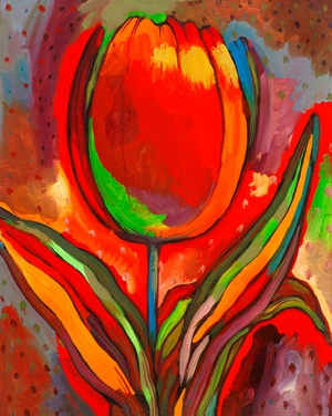 KandinskyÕs Prize Tulip, 1991 (casein)