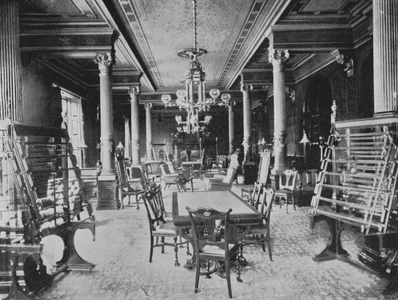 City Club House of the First Class (b/w photo)