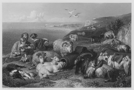 Peace, from the picture in the Vernon Gallery (engraving)