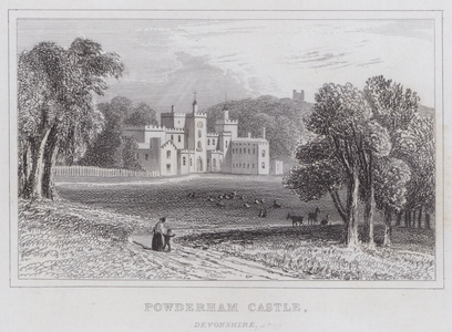 Powderham Castle, Devonshire (engraving)