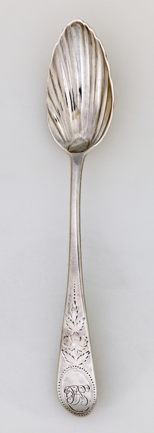 Fluted Teaspoon, c.1785 (silver)