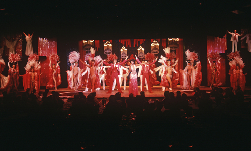 Dancers at the Moulin Rouge Cabaret, Clichy, Paris, France (photo)
