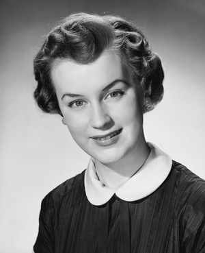 Portrait of a young woman smiling