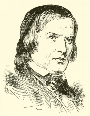 Robert (Alexander) Schumann, 1810-1856 (engraving)