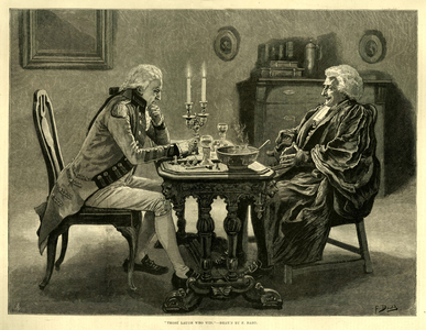 Playing Chess Magazine Plate, UK, 1880s