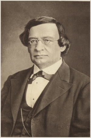 Portrait of Wilhelm Taubert (b/w photo)