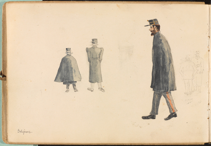 Belgians, 1915 (drawing)
