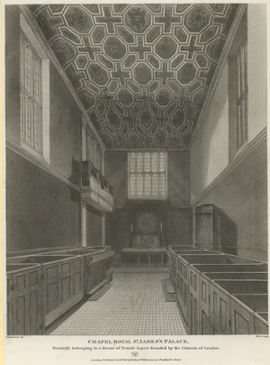 Chapel Royal at St James's Palace (engraving)