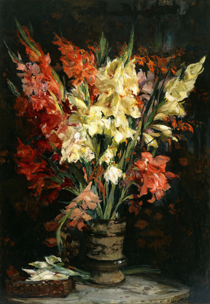 Gladioli, 1924 (oil on canvas)