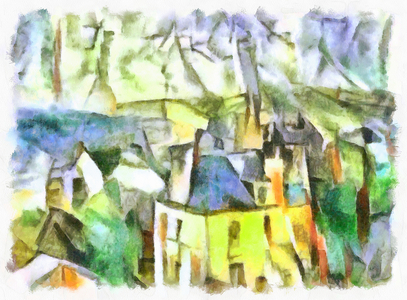 View #9, 2016 (mixed media)