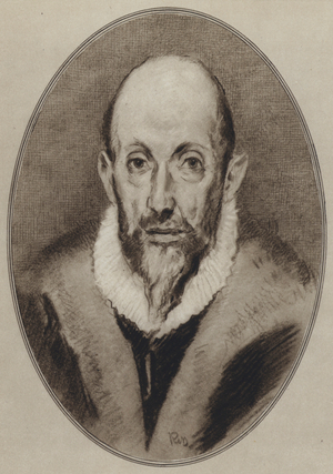 Portraits of Great Painters: El Greco (litho)