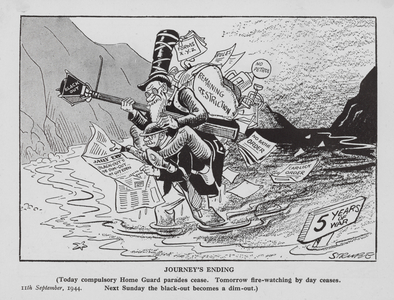Strube WW2 cartoon (litho)