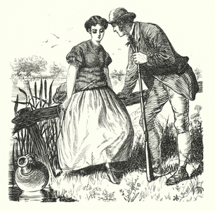 Primrose Time and Snow Time (engraving)